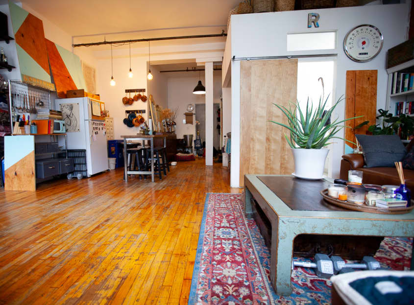 Warm Industrial Bushwick Brooklyn Custom Loft Photos Apartment Therapy